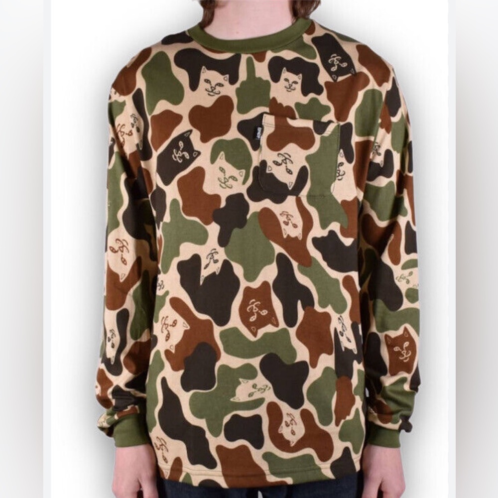 Rip n Dip Nermal Camo Sweater (Green Camo) · Blend in · And Stand out